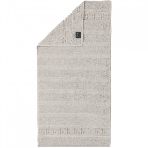 Cawo Noblesse Uni Hand Towel, Light Grey Color, 50*100 Cm