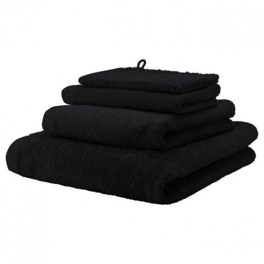 Aquanova London Aquatic Guest Towel, Black Color, 30*50 Cm