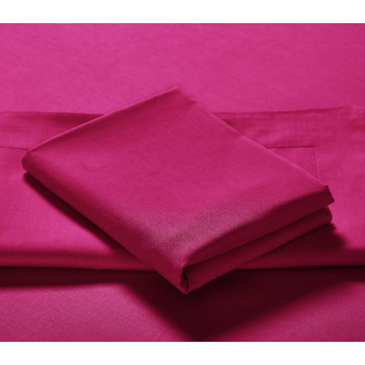 Armn Vero Set Of 2 Pillow Cases Shams, Fuchsia