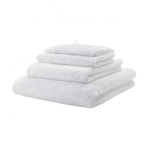 Aquanova London Aquatic Guest Towel, White Color, 30*50 Cm