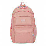 حقيبة ظهر مدرسية بناتية باللون الزهري