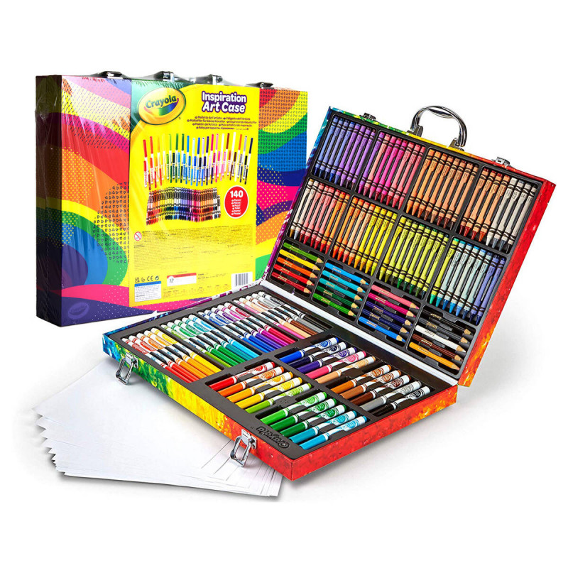  Crayola Inspiration Art Case, Multicolor,140 Piece Assortment