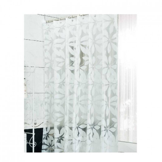 Primanova Lotus Shower Curtain, 180x200 Cm