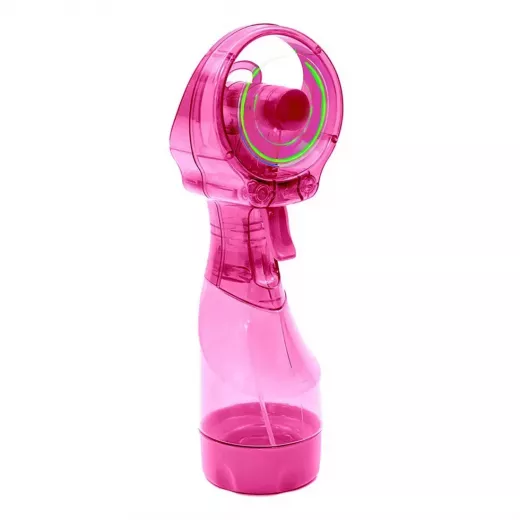 O2COOL Led Lights Deluxe Water Misting Fan, Pink
