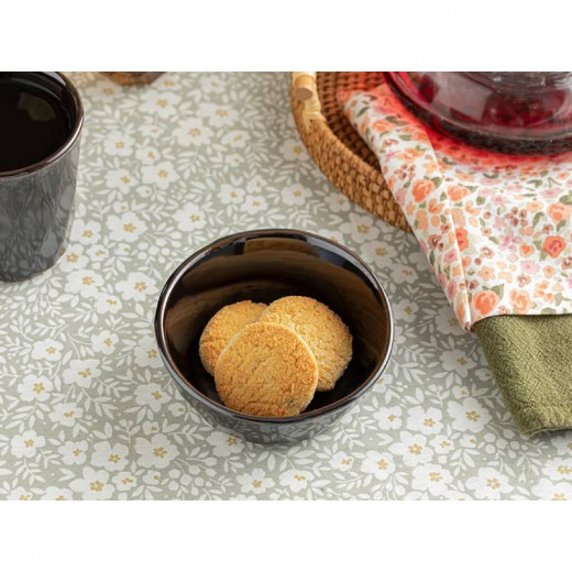 English Home Cristallo Ceramic Snack Bowl, Brown Color,12 Cm