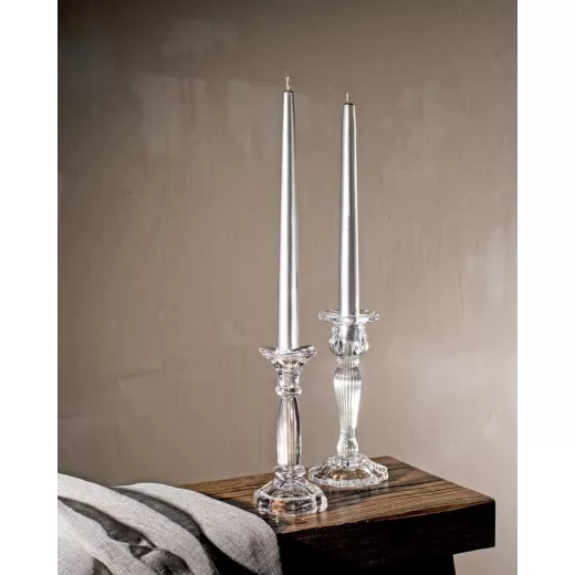 Madame Coco Directory The Gift Candlestick Candle Silver , 25 Cm