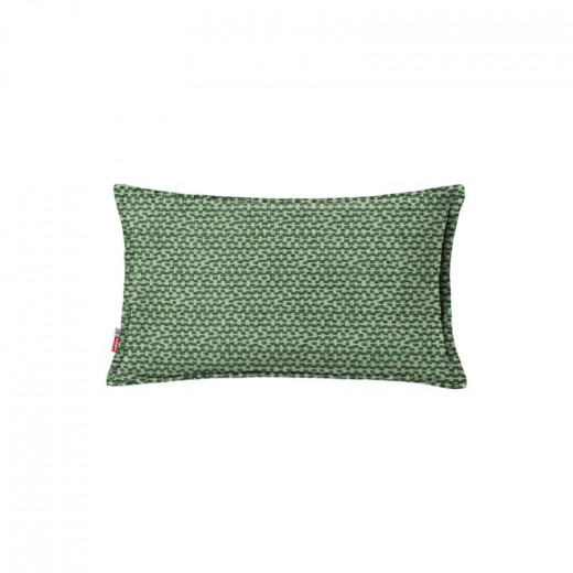 غطاء وسادة لون أخضر وكريمي حجم 30*50 سم من ارمن