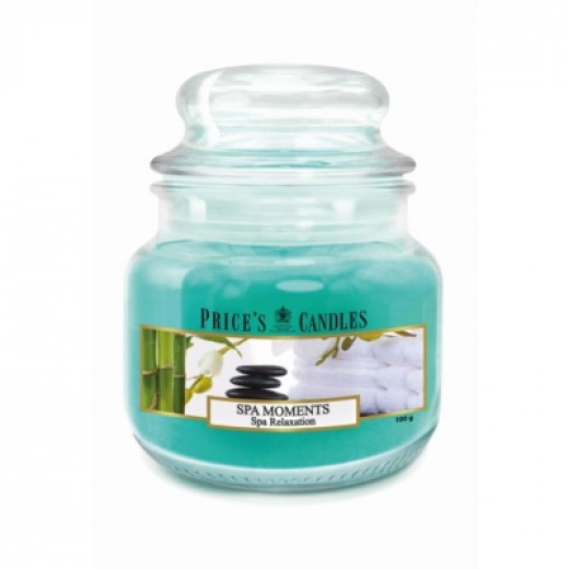 Price's Medium Scented Candle Jar with Lid Spa Moments