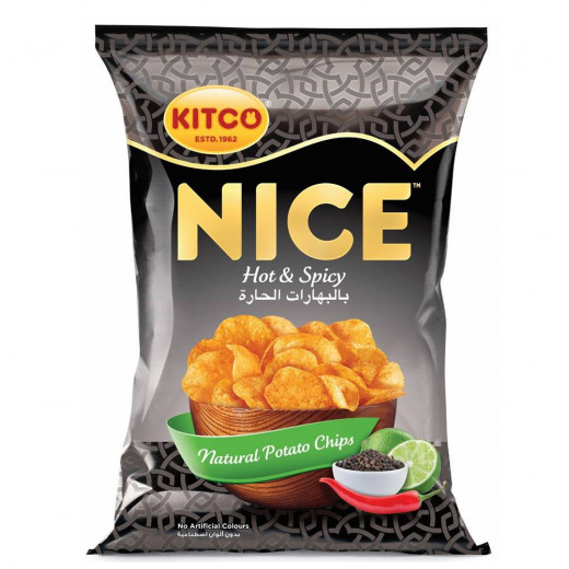 Kitco Nice Potato Chips Hot &Spicy, 150 Gram