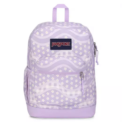 JanSport Cross Town Plus Backpack, Purple Color 17"