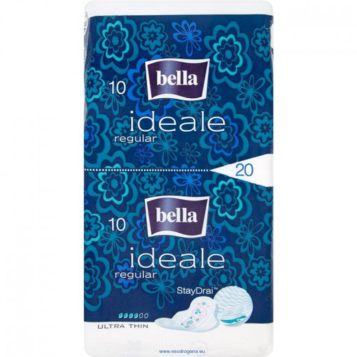 Bella Ideale Sanitary Pads Regular Stay Drai, 10 Pieces