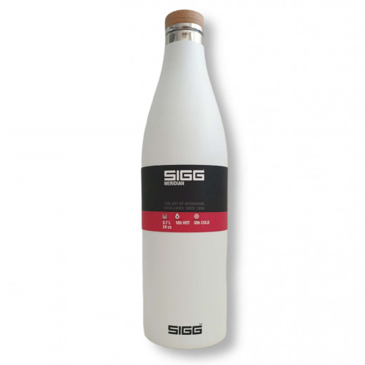SIGG Meridian Water Bottle, White, 700 ml