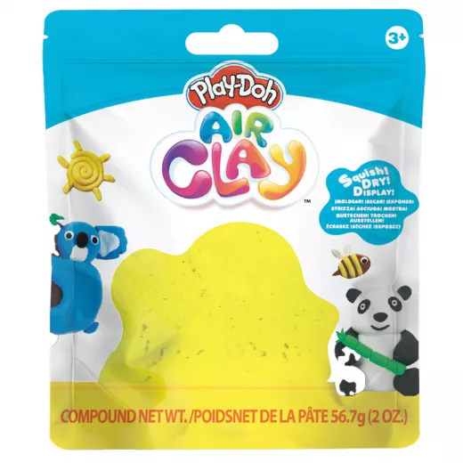 Play-Doh Air Clay Yellow, 567g