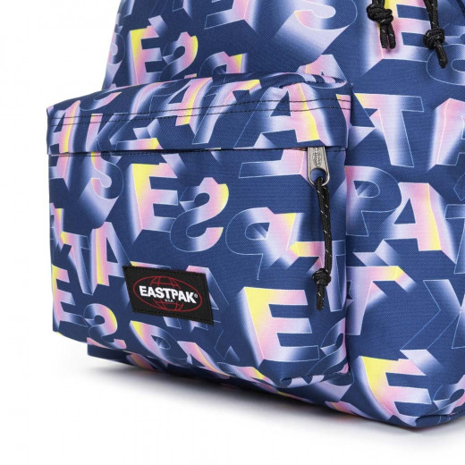 Eastpak Padded Pak'r Blocktype Backpack, Navy Blue