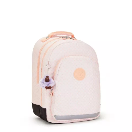 Kipling-Class Room-Large Backpack With Laptop Protection Light Orange