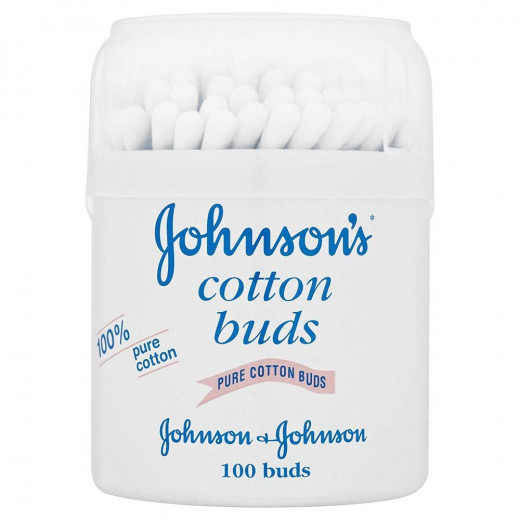 Johnson & Johnson Pure Cotton Buds, 100 Buds