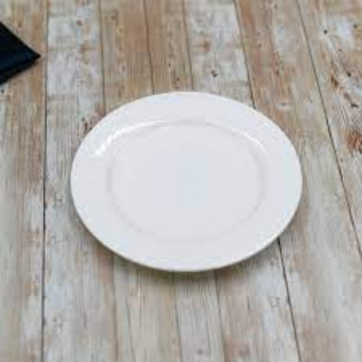 طبق  أبيض - 22.5×13 سم  من ويلماكس