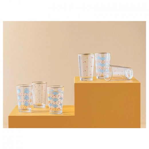 English Home Exotic Water Glasses,110 Ml, 6 Pieces