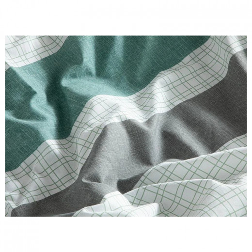طقم غطاء لحاف مجوز، أخضر، 200×220 سم من انجلش هوم