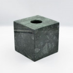 ARMN Carrera Square Marble Tissue Box - Green