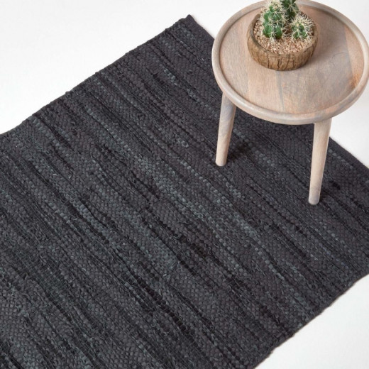 Nova home woven rug bridges black 120*180  1pcs