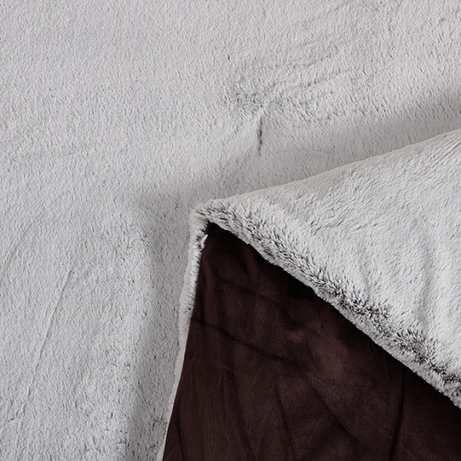 Nova Home Serengeti Winter Back-Print Comforter Set - Single/Twin - Brown - 4 Pcs