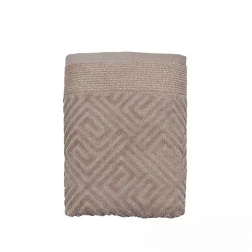 Nova home jacquard towel versace beige/silver 50*90