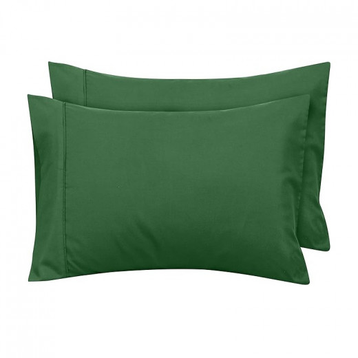 Royale pillow case  plain standard green