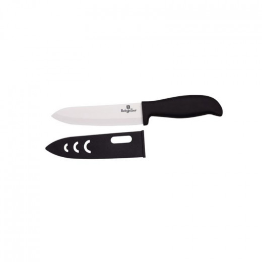 Berlinger Haus Ceramic Chef Knife with Blade Guard - Black-Silver 27.5cm