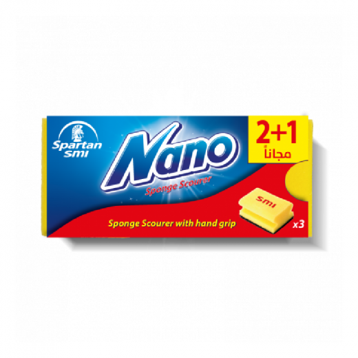 Nano scouring sponge