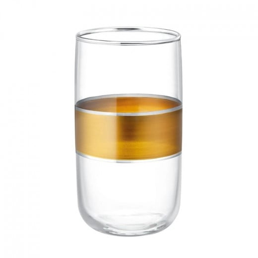 Madam Coco Musette - Heike Gold Beverage Glass Set - 365ML  4-piece