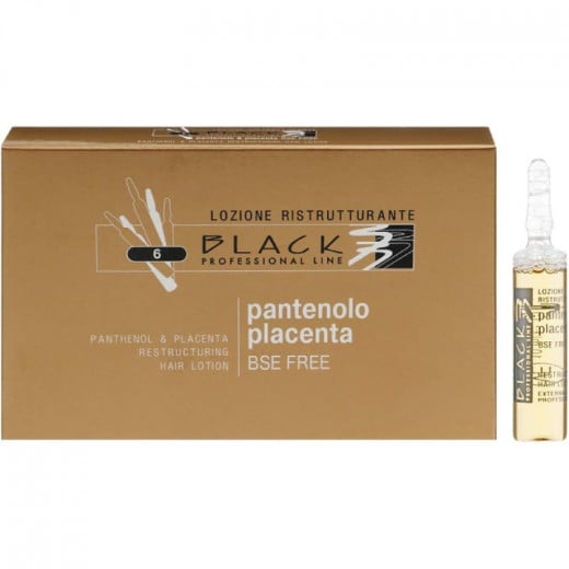 Black placenta n panthenol anti-hair loss vials