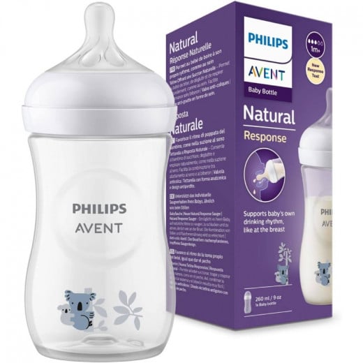 Philips Avent Natural Response Bottle Single Pack Koala  260ml
