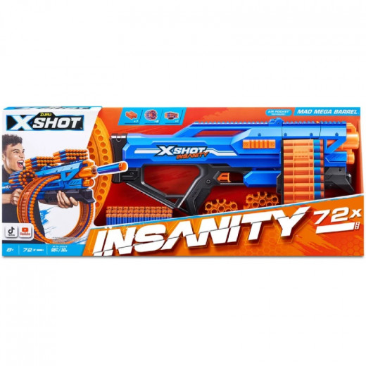 X-shot Insanity-mad Mega Barrel,open Box