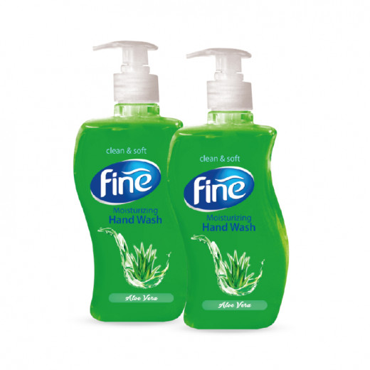 Fine Moisturizing Liquid Hand Wash Aloe Vera 500 ml green pill