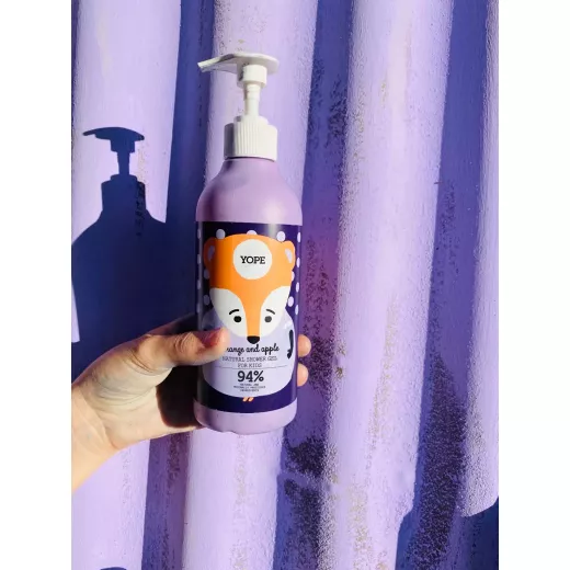 Yope shower gel for kids orange and apple 400 ml