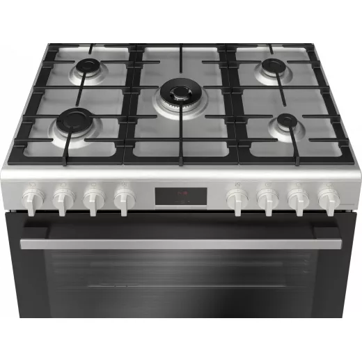 Bosch  gas oven with stainless steel oven Series 6