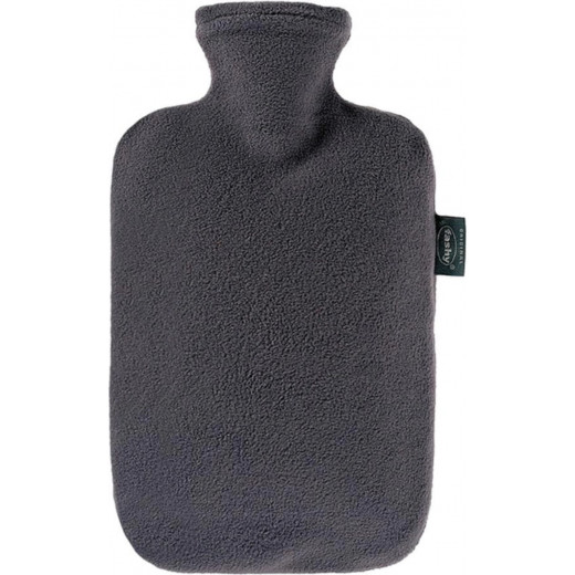 Fashy hot water bottle with cover grey 2L