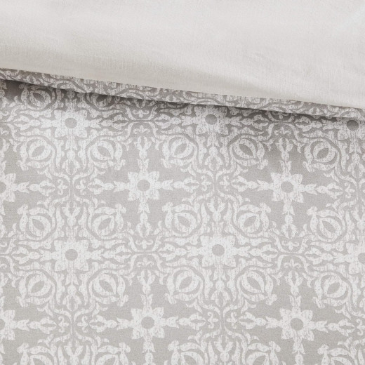 Nova home malia embroidered comforter set, 100% cotton