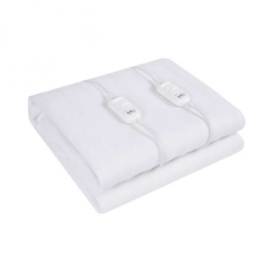 بطانية كهربائية غير منسوجة من توست مع جهاز تحكم - كوين - أبيض (مع الضمان) من نوفا هوم