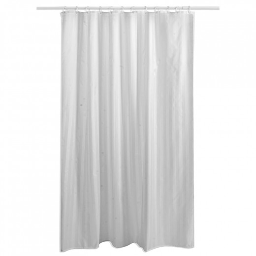 Weva Shower Curtain Water Proof Fade Out, Grey Color, Ramada Design, 180*200