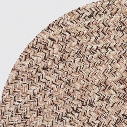 Nova Home Nexa Hand Woven Rug 100% Cotton, Beige Color, 90cm