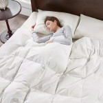 Nova Home Luxury Duck Down & Feather Comforter, White Color