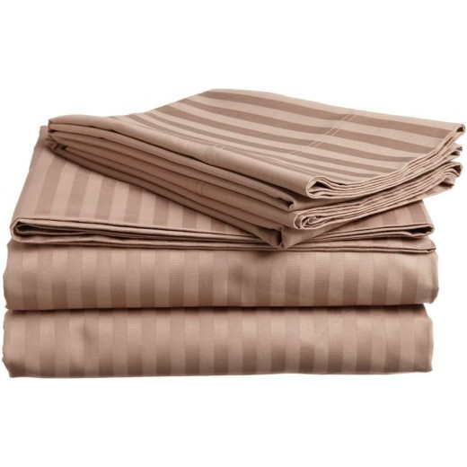 Cannon Pillow case New Stripe Standard Brown