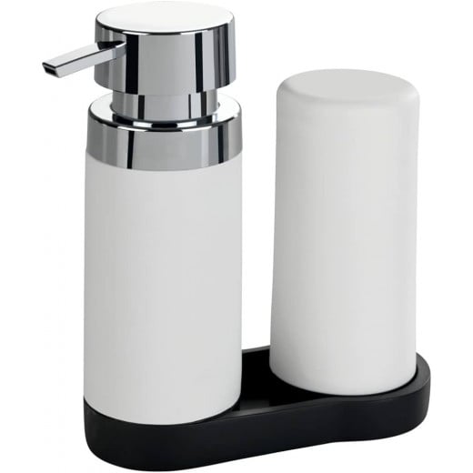 Wenko Dish Liquid Dispenser Easy Squeeze, White Color