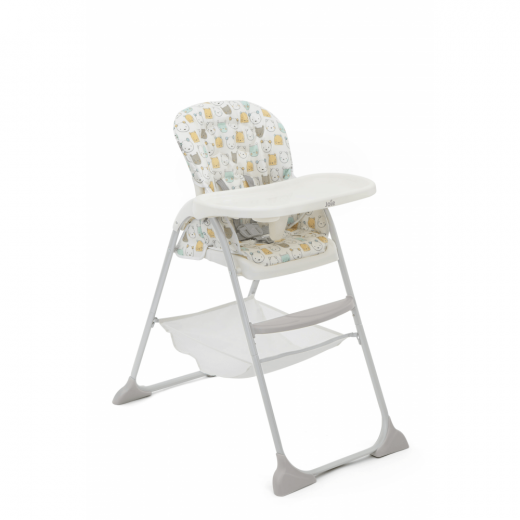 Joie Mimzy 2 in1 High Chair, Happy Bear Design, White Color