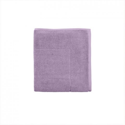 Nova Home Pretty Collection Bath Mat Towel, Cotton, Plum Color