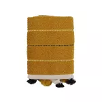 Nova home simone jacquard towel, yellow color color, 50x90 size