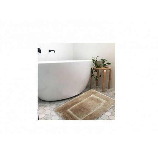 Nova home pearl bath mat, light beige color
