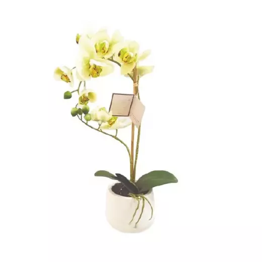 Nova home artificial flower arrangement, green color, 48 cm